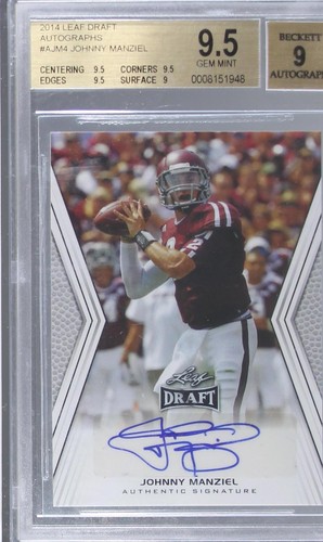 2014 Leaf Draft Johnny Manziel #A-JM4