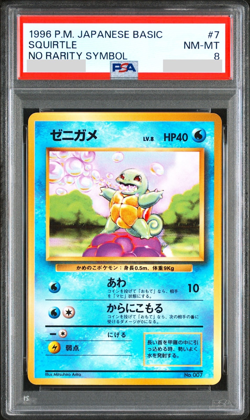 Squirtle PSA 8