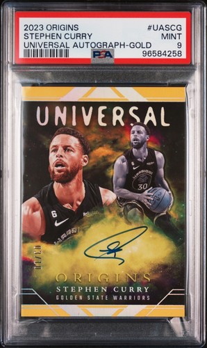 その他 Panini origins Stephen Curry /115 PSA9 2023-24 PANINI ORIGINS STEPHEN CURRY UNIVERSAL ON CARD AUTO