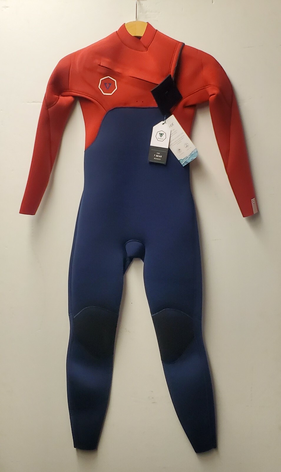 VISSLA YOUTH 12 7 SEAS フルスーツ VISSLA Youth 7 SEAS 4/3 Chest-Zip Wetsuit - RRD - Size 12