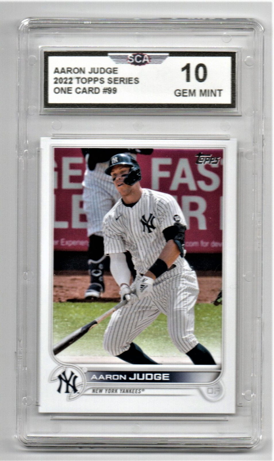 2022 TOPPS SERIES ONE AARON JUDGE BASEBALL CARD NEW YORK