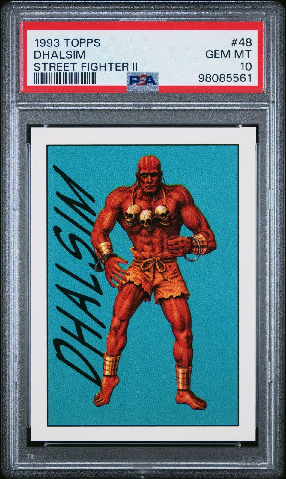 1993 Topps Street Fighter II #48 Dhalsim PSA 10 (Pop 4) | eBay