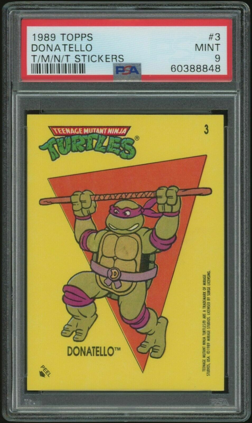 89 TEENAGE MUTANT NINJA TURTLES タートルズカード 1989 TOPPS TEENAGE MUTANT NINJA TURTLES SERIES 2 - PICK