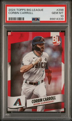 2024 Topps Big League Corbin Carroll Super Rare Red Foil