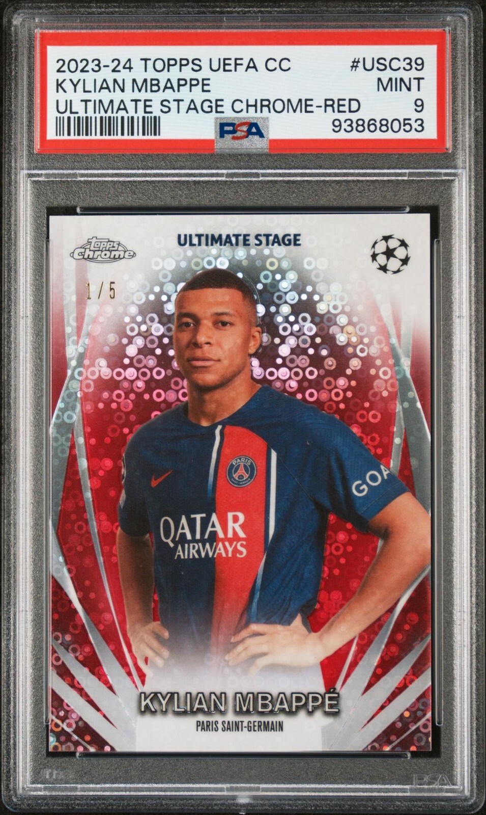 キリアン・エムバペ '18 topps Chrome Kylian Mbappe キリアン
