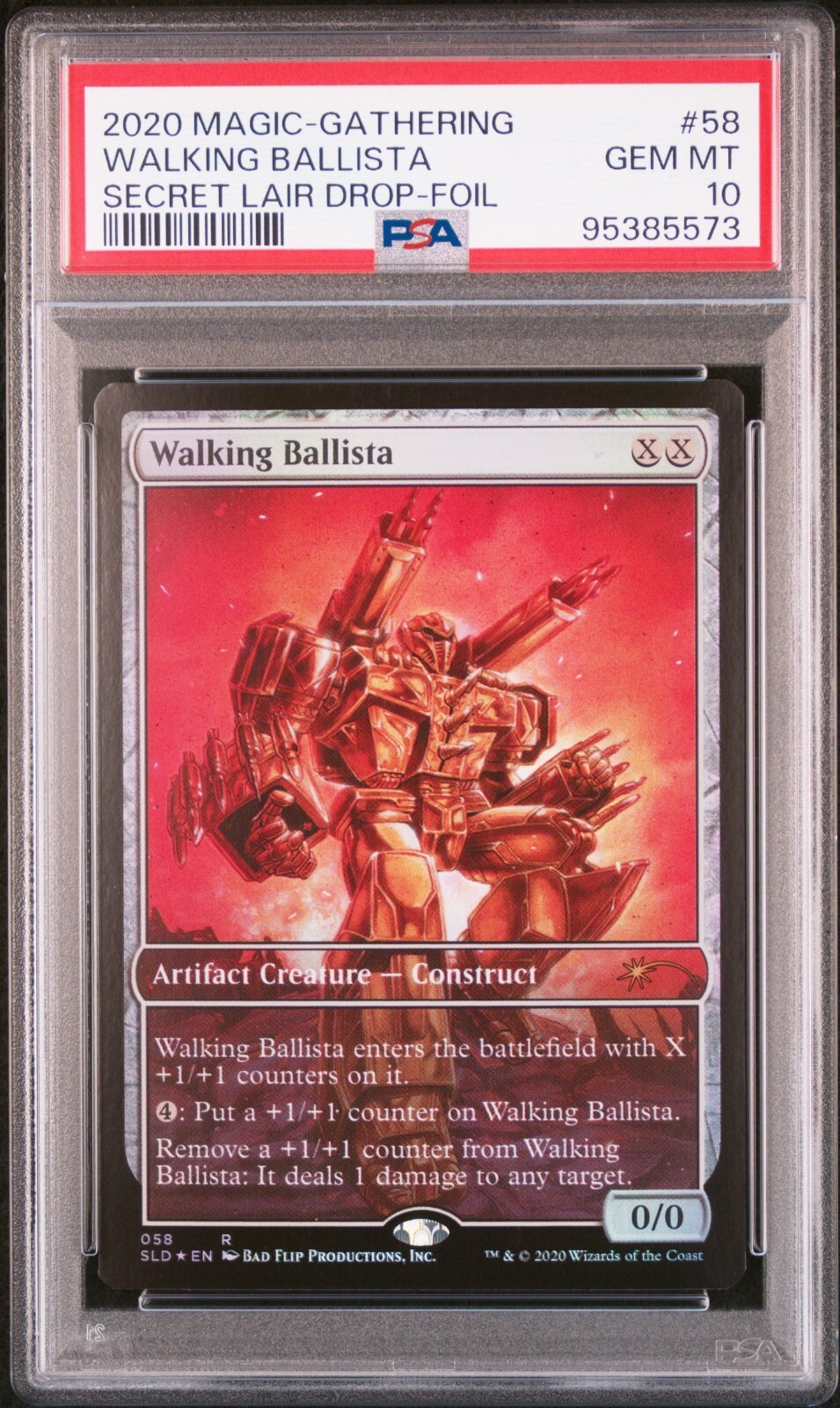 PSA 10 Gem Mint - Walking Ballista - Secret Lair Drop FOIL