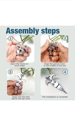 VANON  Stainless Steel Gravity Hook Claw Survival Folding Flat Climbing