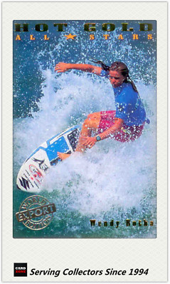 1994 Futera HOT SURF Trading Card ''EXPORT'' All Stars Subset AS6: Wendy Botha