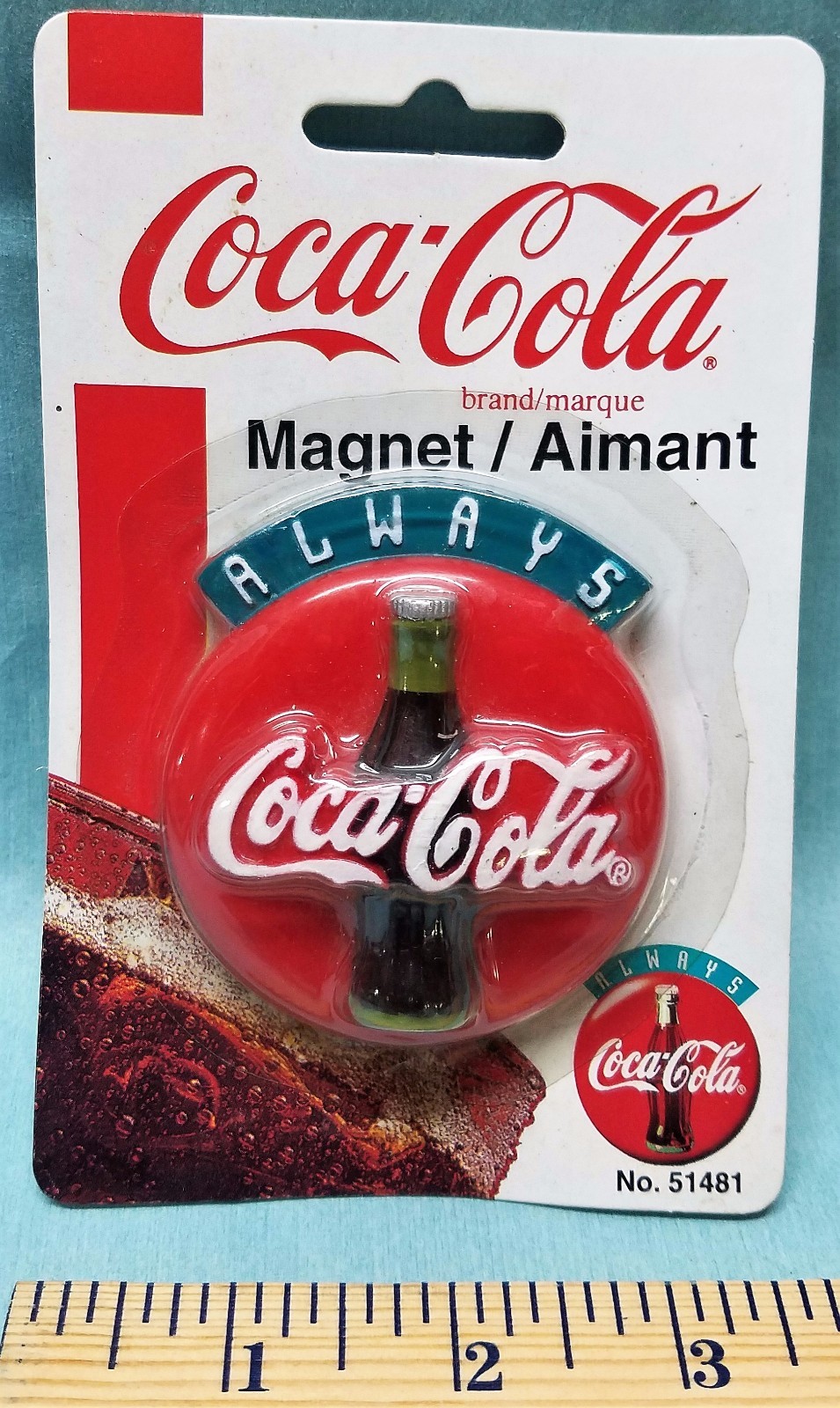 1998 and 1999 Coca-Cola Magnets, Collectibles, Sealed In Original Packages