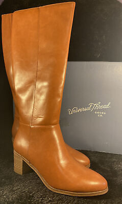 New UNIVERSAL THREAD GOODS CO. BRINLEY Brown Knee High Boots Women s Size 11