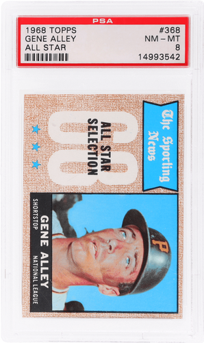 1968 Topps Gene Alley All Star #368 PSA 8 | eBay