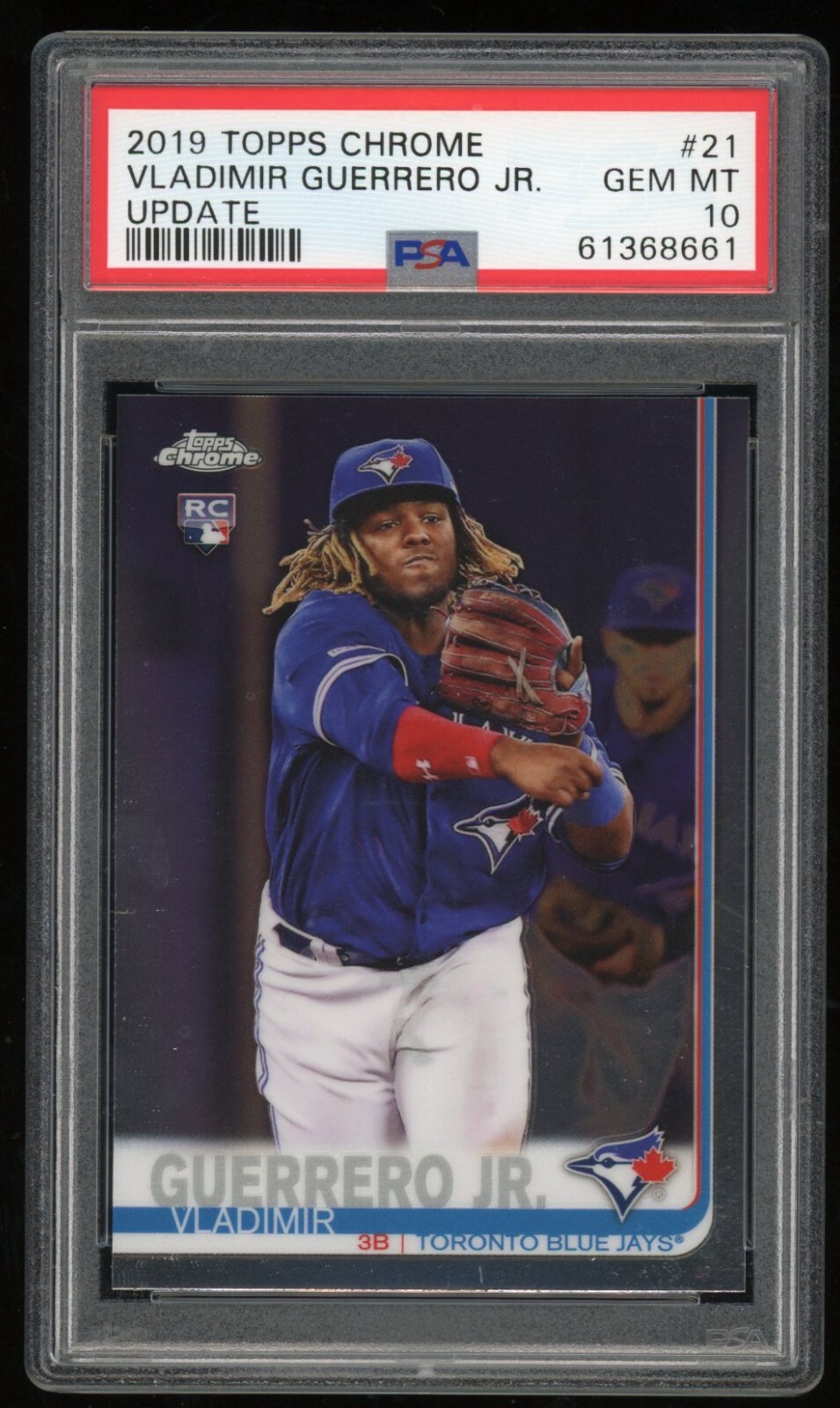 【PSA10】Guerrero Jr. 2019 Topps Chrome RC 2019 Topps Chrome Update #21 Vladimir Guerrero Jr. Blue Jays