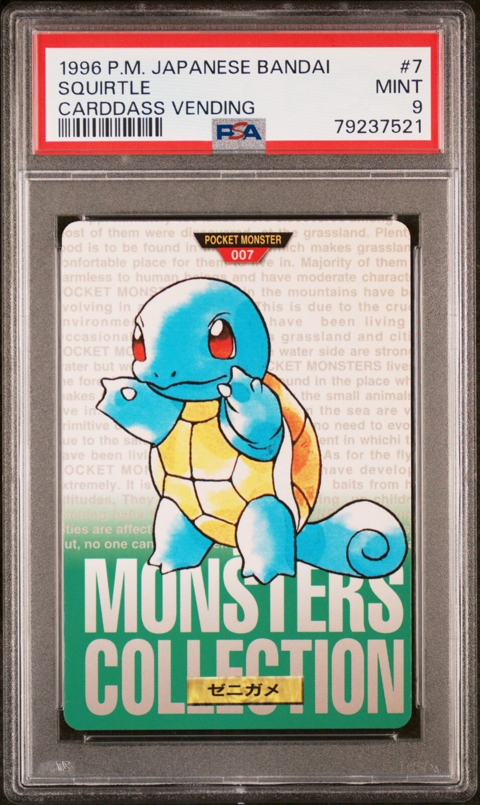 Squirtle PSA 9