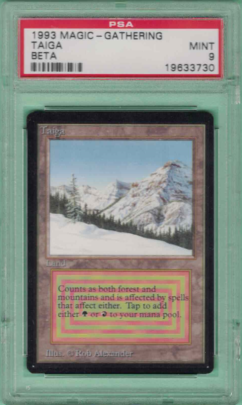 Mtg Beta PSA 9 TAIGA | Magic the gathering | MINT | POP 30 Mtg Beta PSA 9 TAIGA | Magic the gathering | MINT | POP 30
