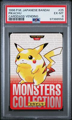 Pikachu PSA 6