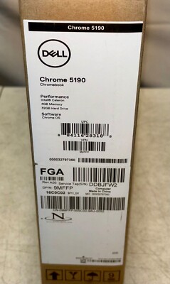 Dell Chromebook 5190 Intel(R) Celeron(R) 4GB MEMORY 32GB Hard Drive NEW SEALED