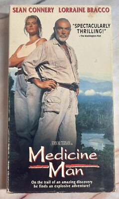 Medicine Man VHS VCR Tape 105 Minute Movie Sean Connery (A)