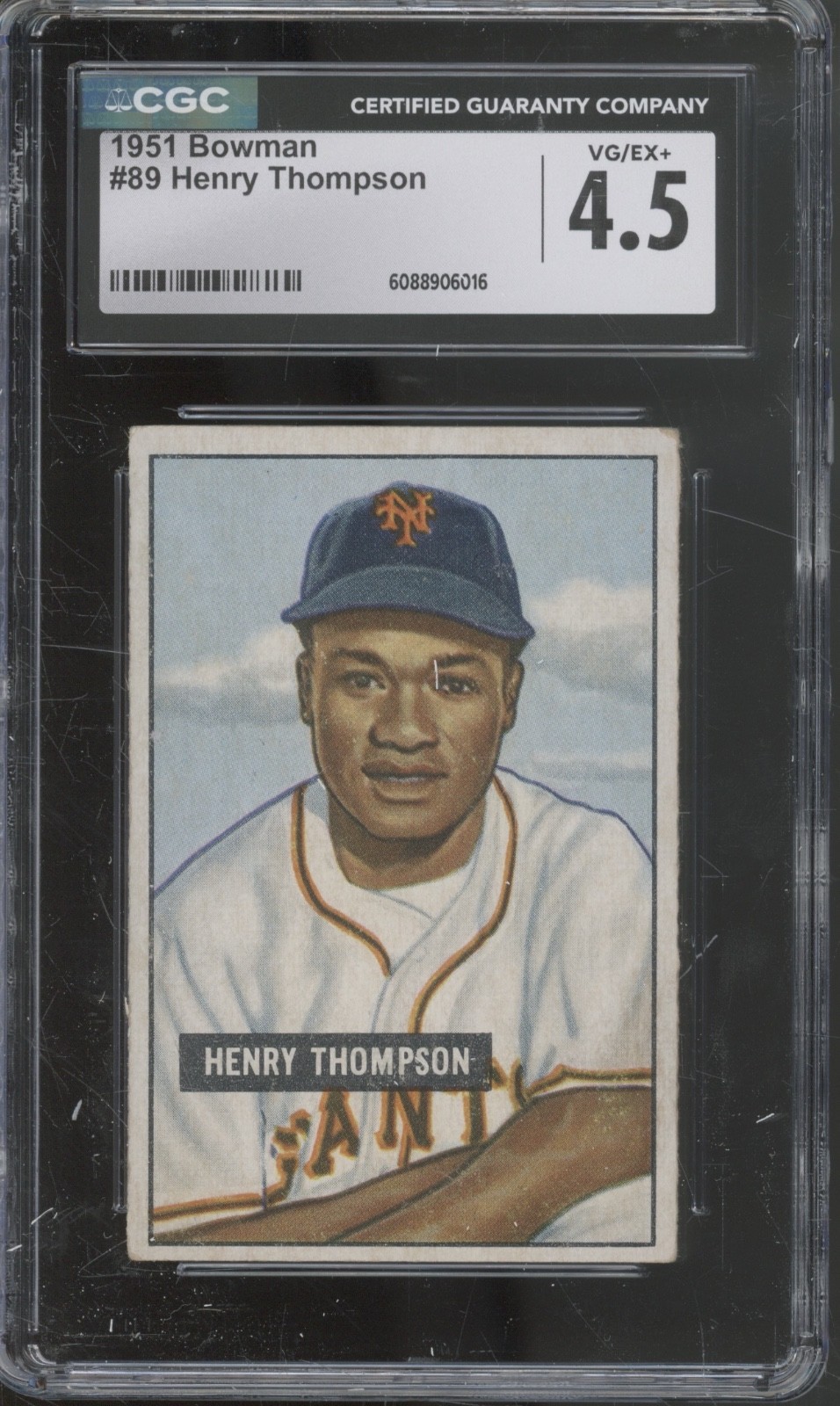 1951 Bowman Baseball Set-Break #89 Henry Thompson VG-EX+ CGC 4.5
