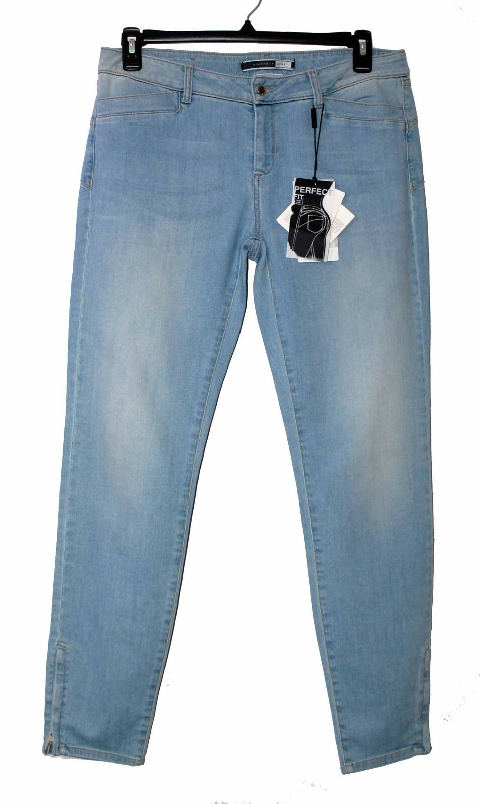 デニム・ジーパン SPORTMAX Woman Jeans Denim 2512181023600 001 SPORTMAX CODE Women's Light Blue Denim Jeans Size 31 Super