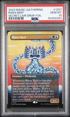 Risen Reef FOIL Secret Lair Drop Series MTG PSA 10 Gem Mint