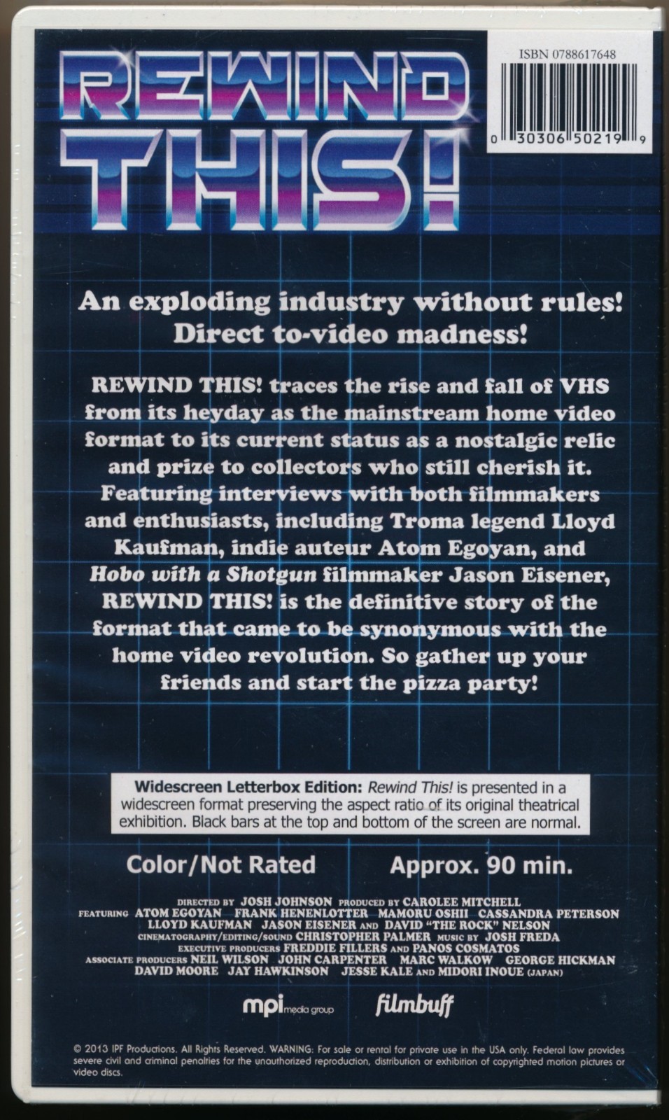 Rewind This! Rare VHS Documentary on VHS! Rare and Sealed Collector's Item