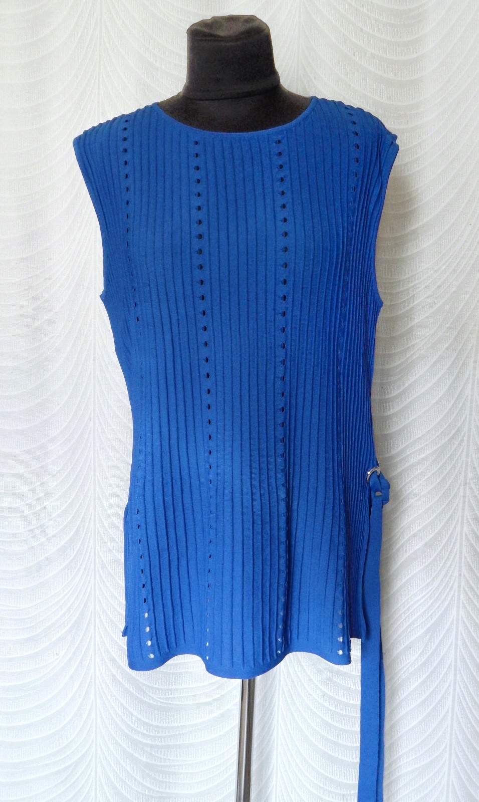 Ted Baker Blue Knitted sleeveless Top jumper  Size 4 (XL)