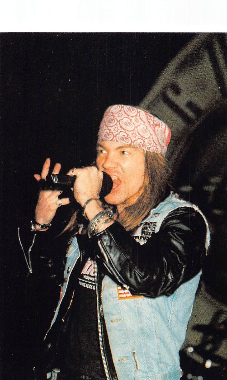 L289 Music Band Rock Guns N' Roses Axl Rose Solist postcard | eBay