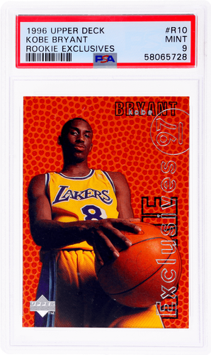 KOBE BRYANT　ROOKIE CARD　1996　UPPER　DECK Kobe Bryant Rookie Card 1996-97 Upper Deck Rookie Exclusives