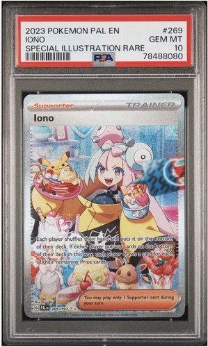 PSA 💎10 GM Iono 269/193 Specjalna ilustracja Holo Rzadka