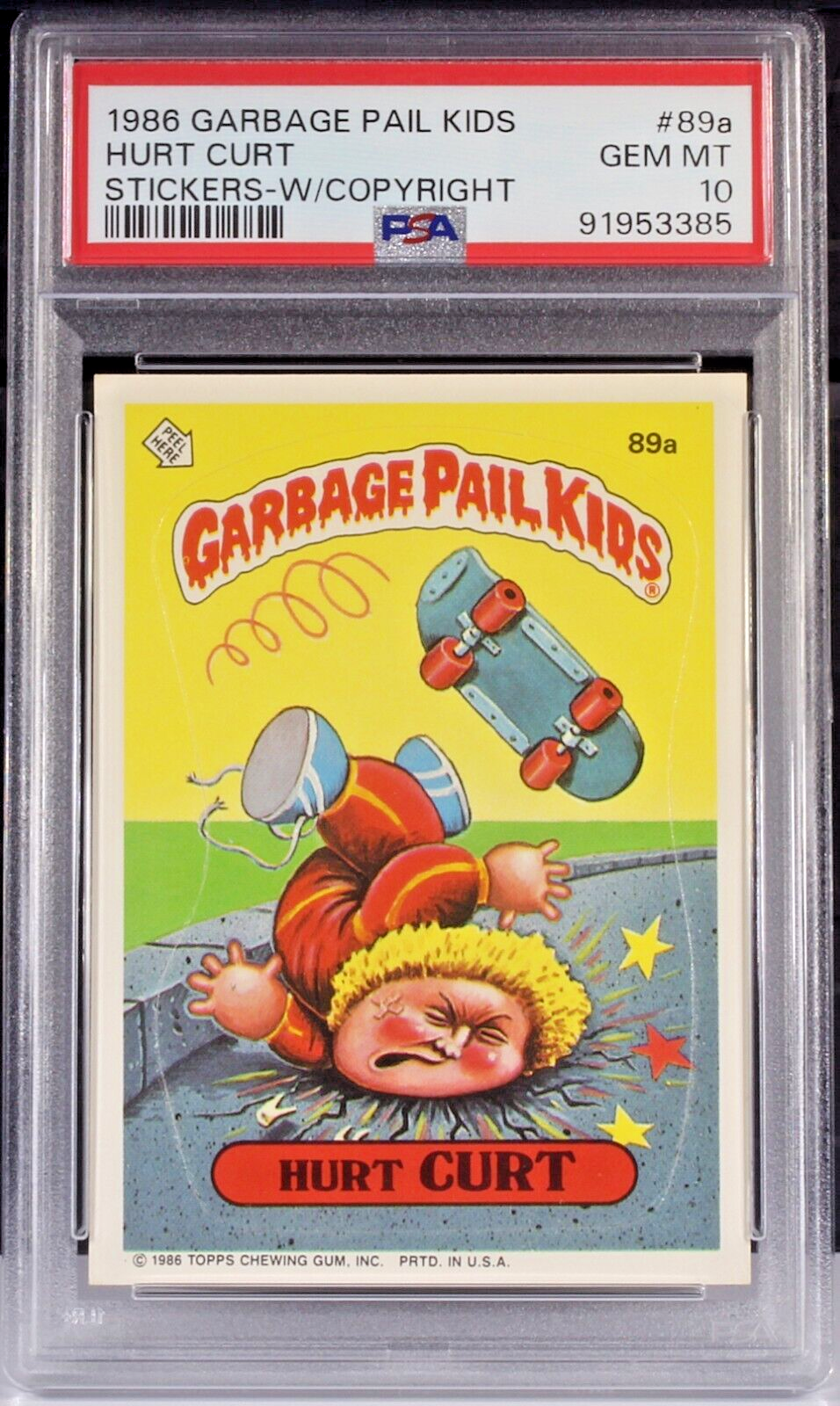 ジャスト・キッズ 1986 Topps Garbage Pail Kids # 189a BRENDA BLENDER Series 5