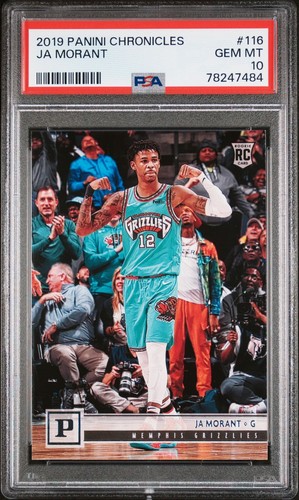 2019-20 Panini Chronicles Ja Morant Young Dolph Key Glock RC