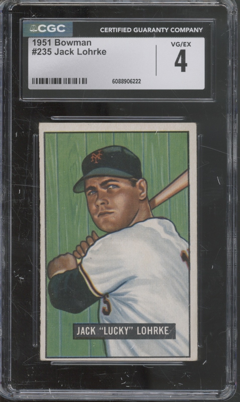1951 Bowman Baseball Set-Break #235 Jack Lohrke VG-EX CGC 4
