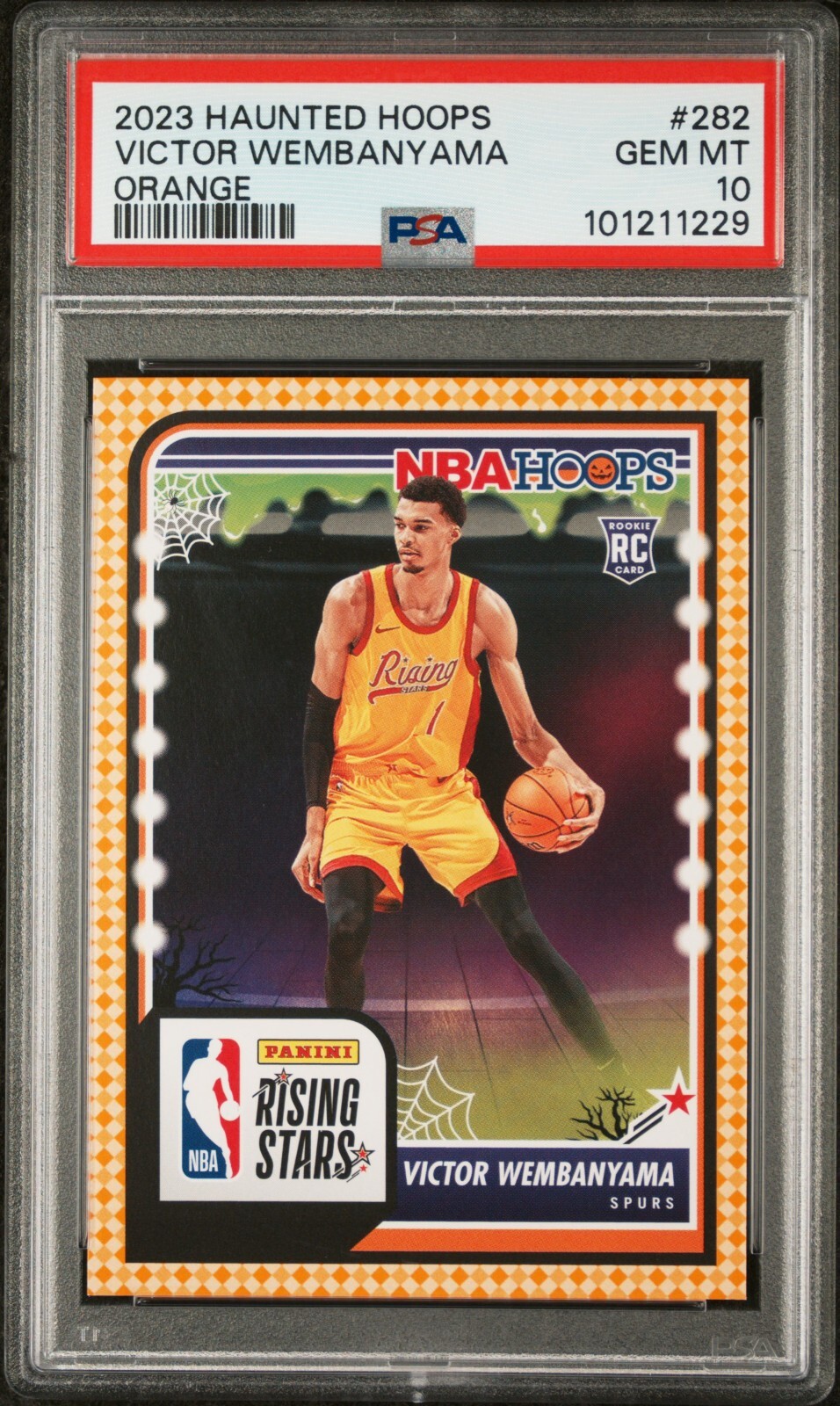 2023-24 Haunted Hoops Victor Wembanyama Orange Rookie #282