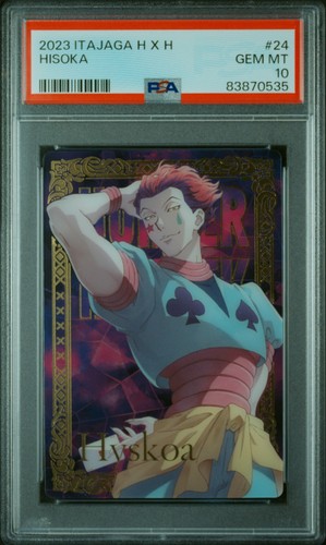PSA10 SP-24 Hisoka HUNTER×HUNTER Itajaga Wafer Card | eBay