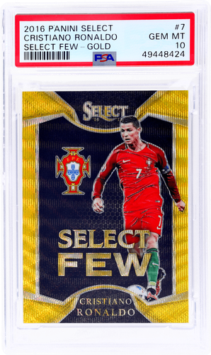 PANINI SELECT JS-CR7　CRISTIANO RONALDO 2016 Panini Select Cristiano Ronaldo Select Few - Gold #7