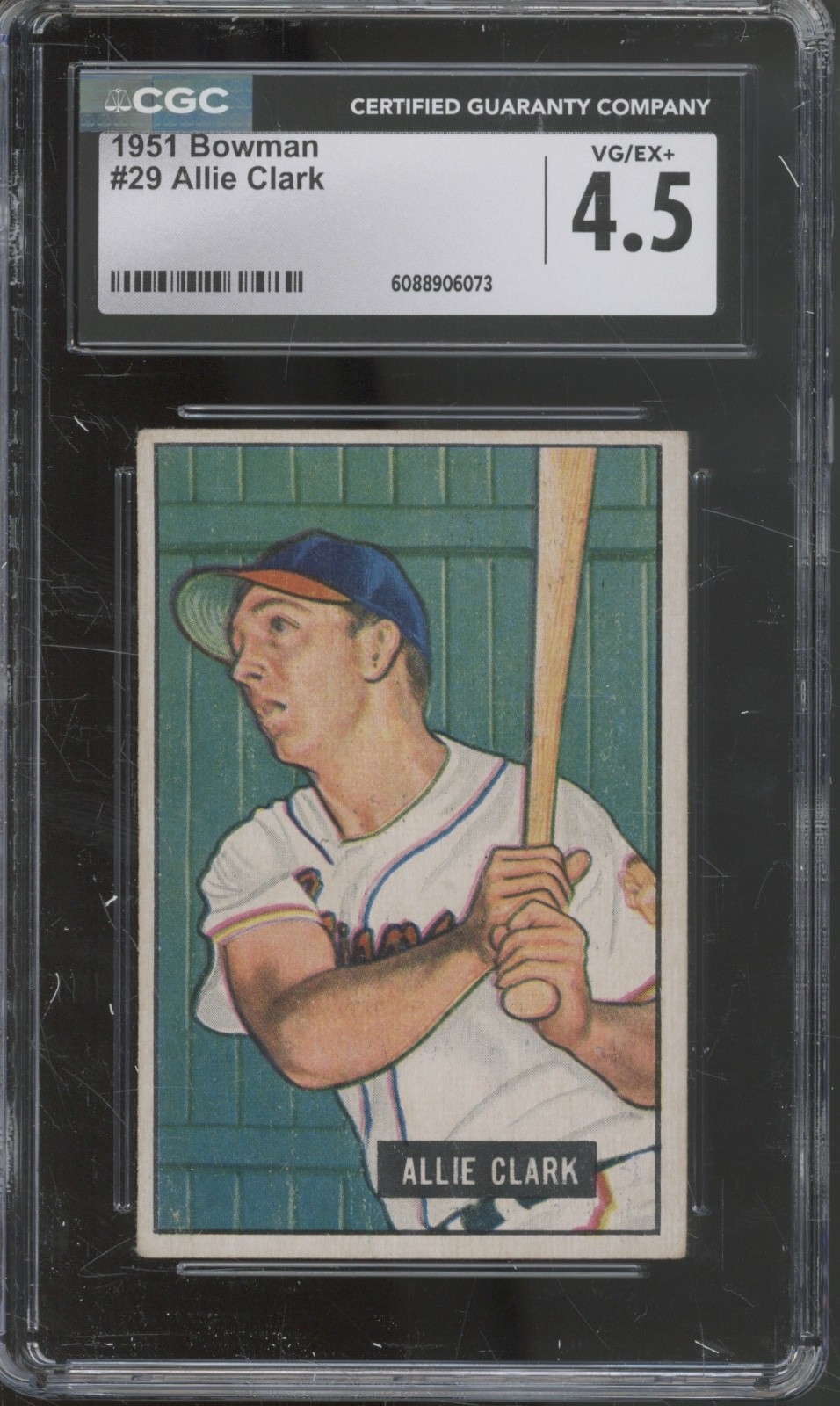1951 Bowman Baseball Set-Break #29 Allie Clark VG-EX+ CGC 4.5