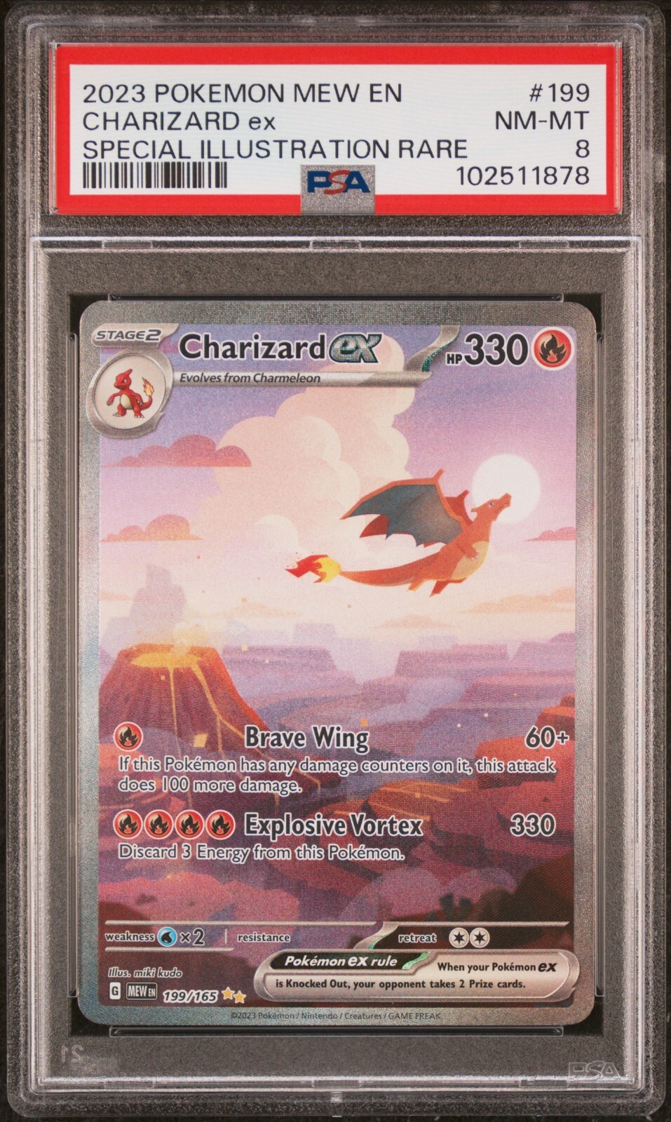 2023 POKEMON MEW EN-151 SPECIAL ILLUSTRATION RARE #199
