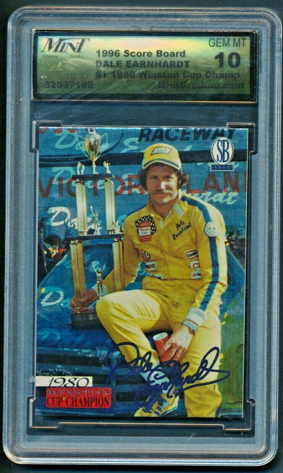 1999 SCORE BOARD #1 DALE EARNHARDT 1980 WINSTON CUP CHAMPION 1999 SCORE BOARD #1 DALE EARNHARDT 1980 WINSTON CUP CHAMPION