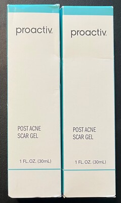 Lot of 2 PROACTIV POST ACNE SCAR GEL 1 oz Bottle SEALED Acne Skin Moisture
