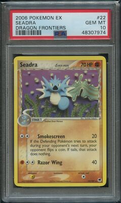 世界3枚 PSA10 シードラ seadra 2003 012 75 Japanese Seadra Pokemon Card (Vintage) | eBay
