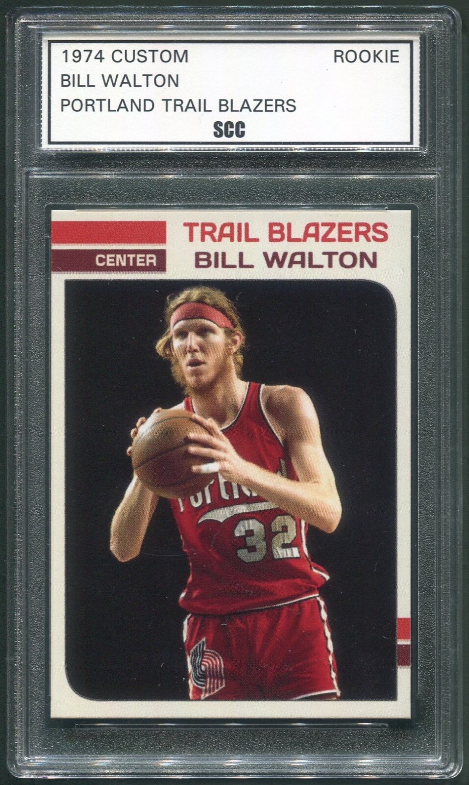 Custom 1974 Bill Walton Portland Trail Blazers Rookie Year