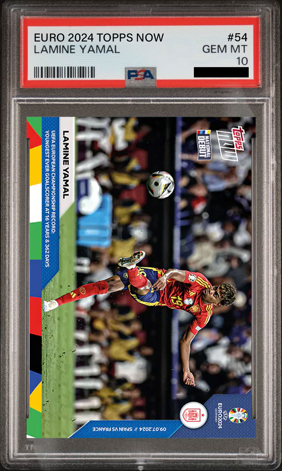 TOPPS NOW ムシアラルーキーカードPSA10