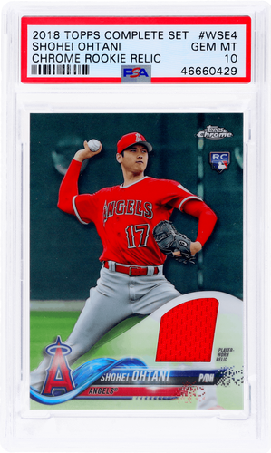 2018 Topps Complete Factory Set Shohei Ohtani Chrome Rookie