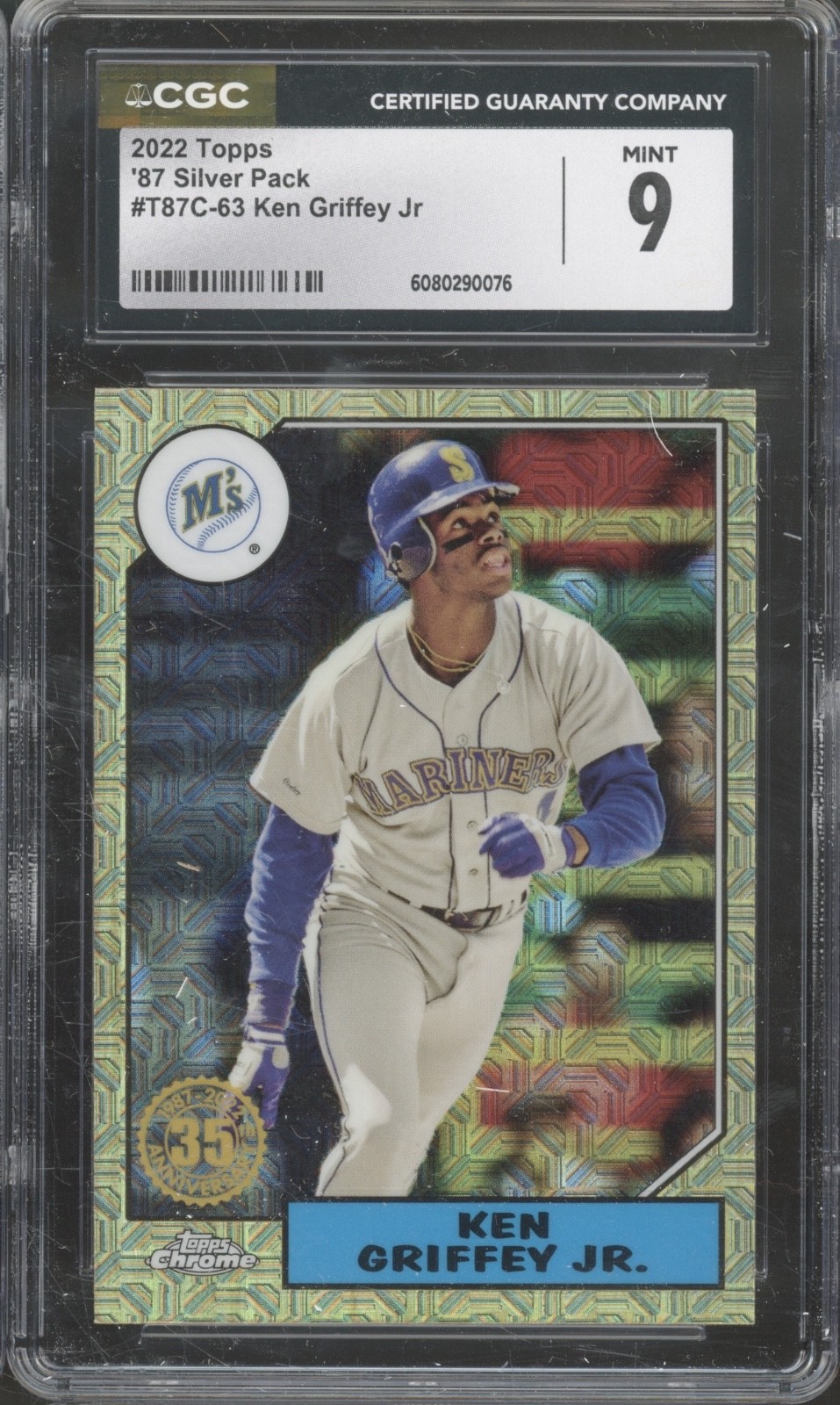 2022 Topps Chrome '87 Silver Pack Ken Griffey Jr. Mint CGC 9