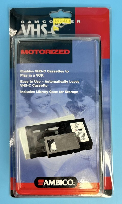 Vhs-c To Vhs Vcr Motorized Adaptor V-0731 – new