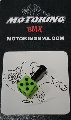 MOTOKING BMX ORIGNAL DICE CABLE TIP GREEN - GT,HARO,SE,SCHWINN,MONGOOSE