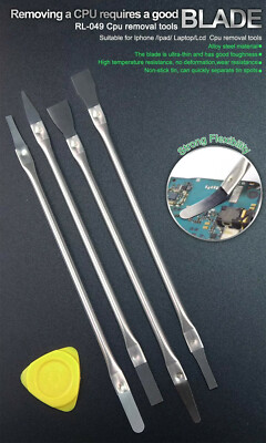 5pcs/lot Ultra-Thin Blade CPU Removal Tools for iPhone iPad Laptop Mobile Phone 
