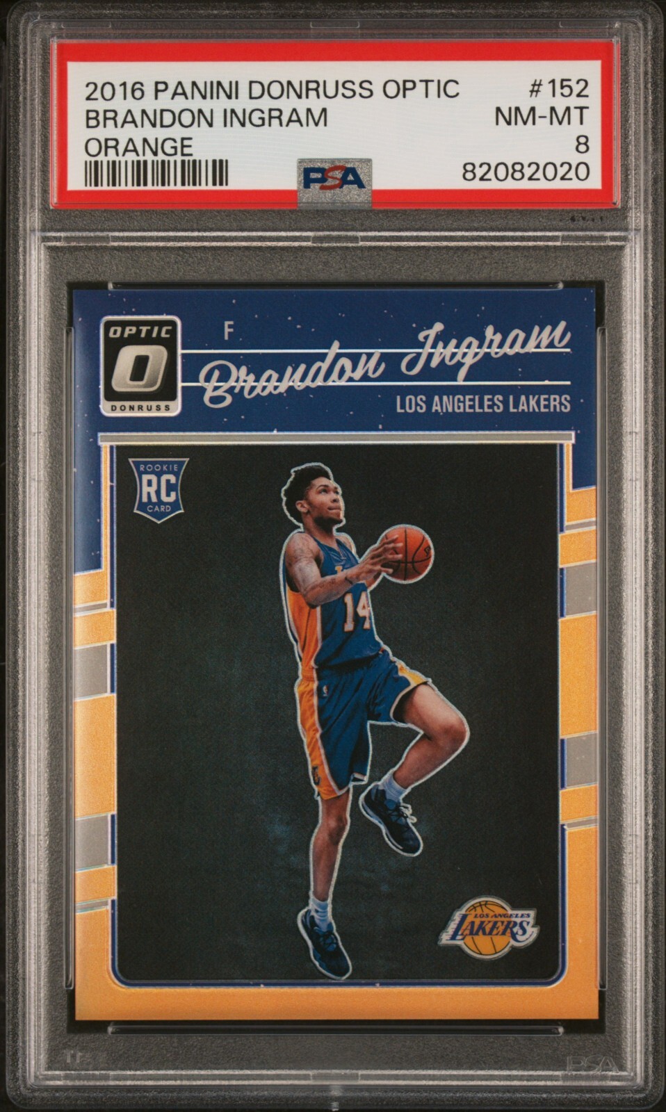 8枚限定 Panini Optic Brandon Ingram PSA 9 2016-17 Panini Donruss Optic PSA 9 BRANDON INGRAM Holo Prizm