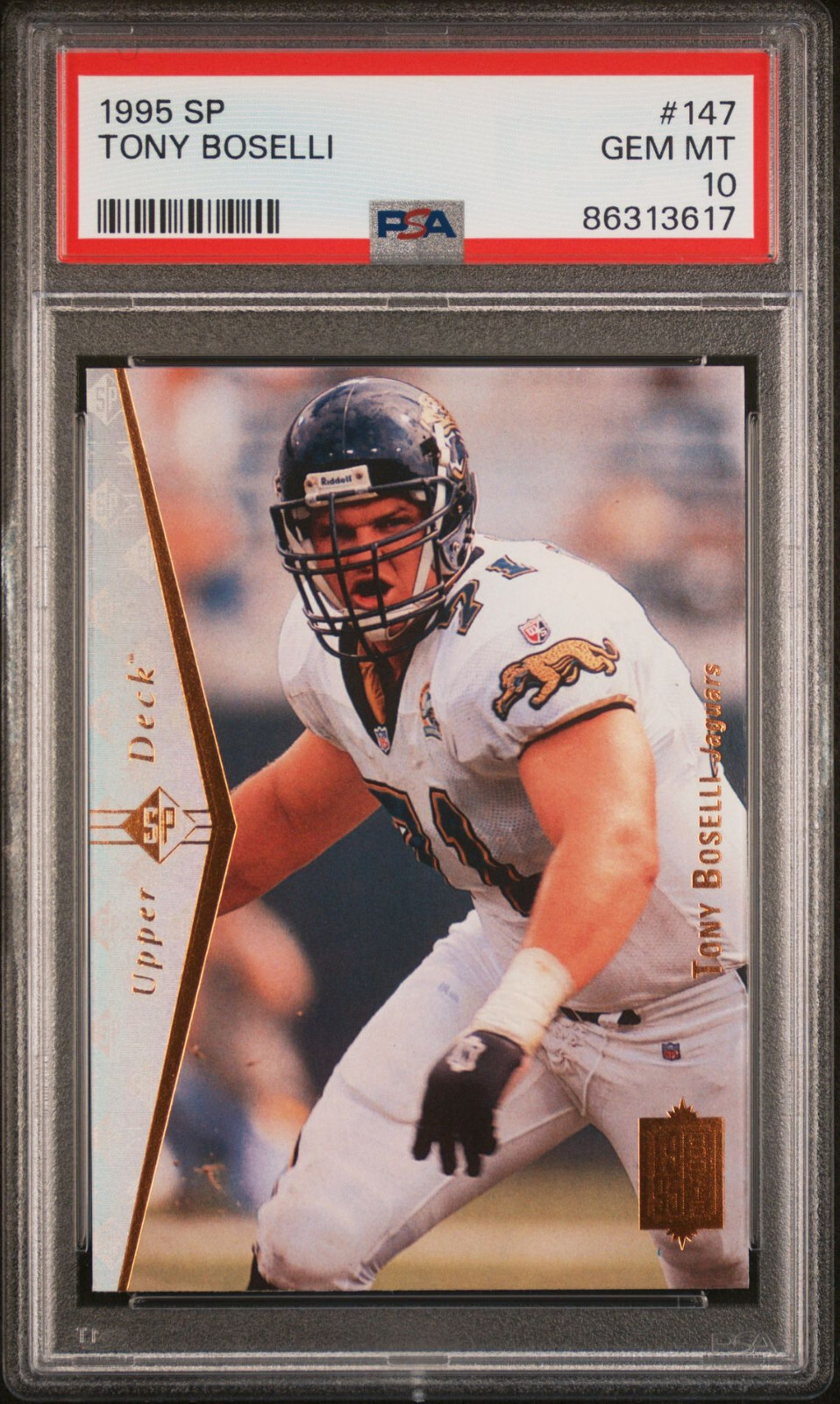 【PSA10】四腕の武人 コキュートス 1995 SP #147 TONY BOSELLI Rookie PSA 10 GEM MINT Jaguars HOF