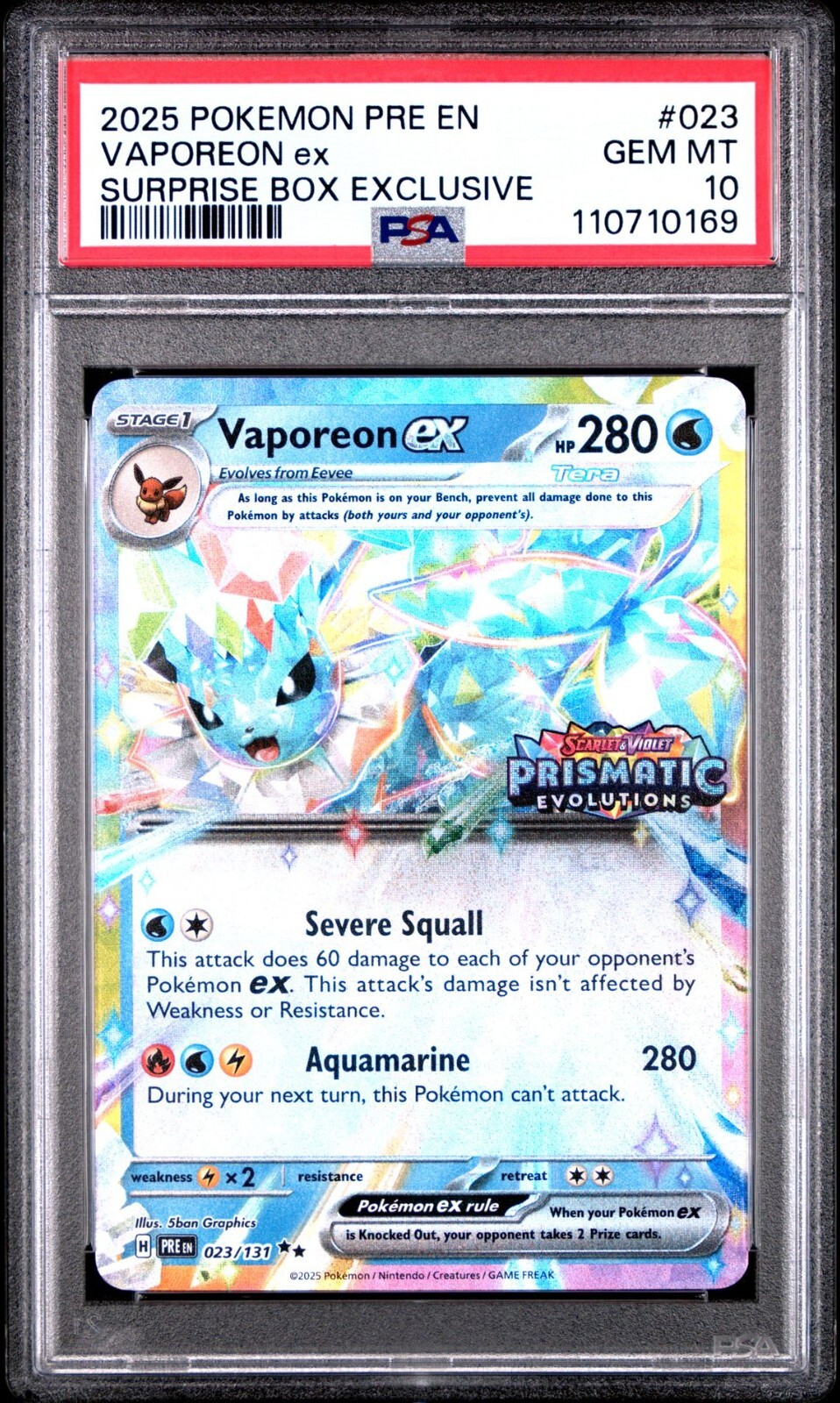 【PSA 10】 エモンガEX PSA10鑑定済〕エモンガEX【SR】{062/060}